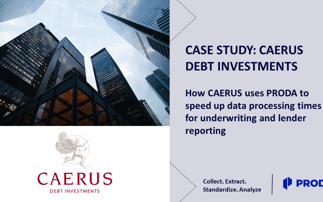How CAERUS uses PRODA to speed up data processing times for underwriting and lender reporting