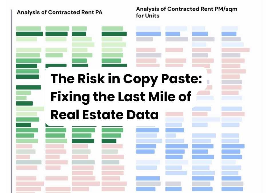 The Risk in Copy Paste: Fixing the Last Mile of Real Estate Data
